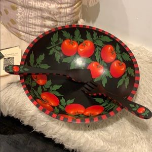 Handmade New Sherwood Forest Wood Salad Bowl